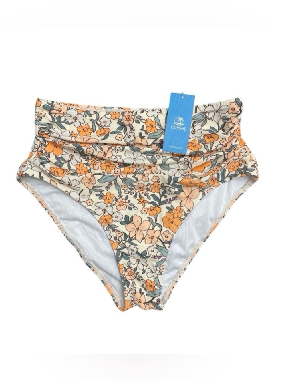 Cupshe Floral Bikini Bottoms Size Small